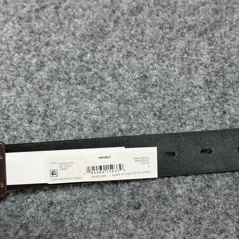 Wonder Nation Boys Reversible Dress Belt Black Brown Boys (Size S) New! NWT!